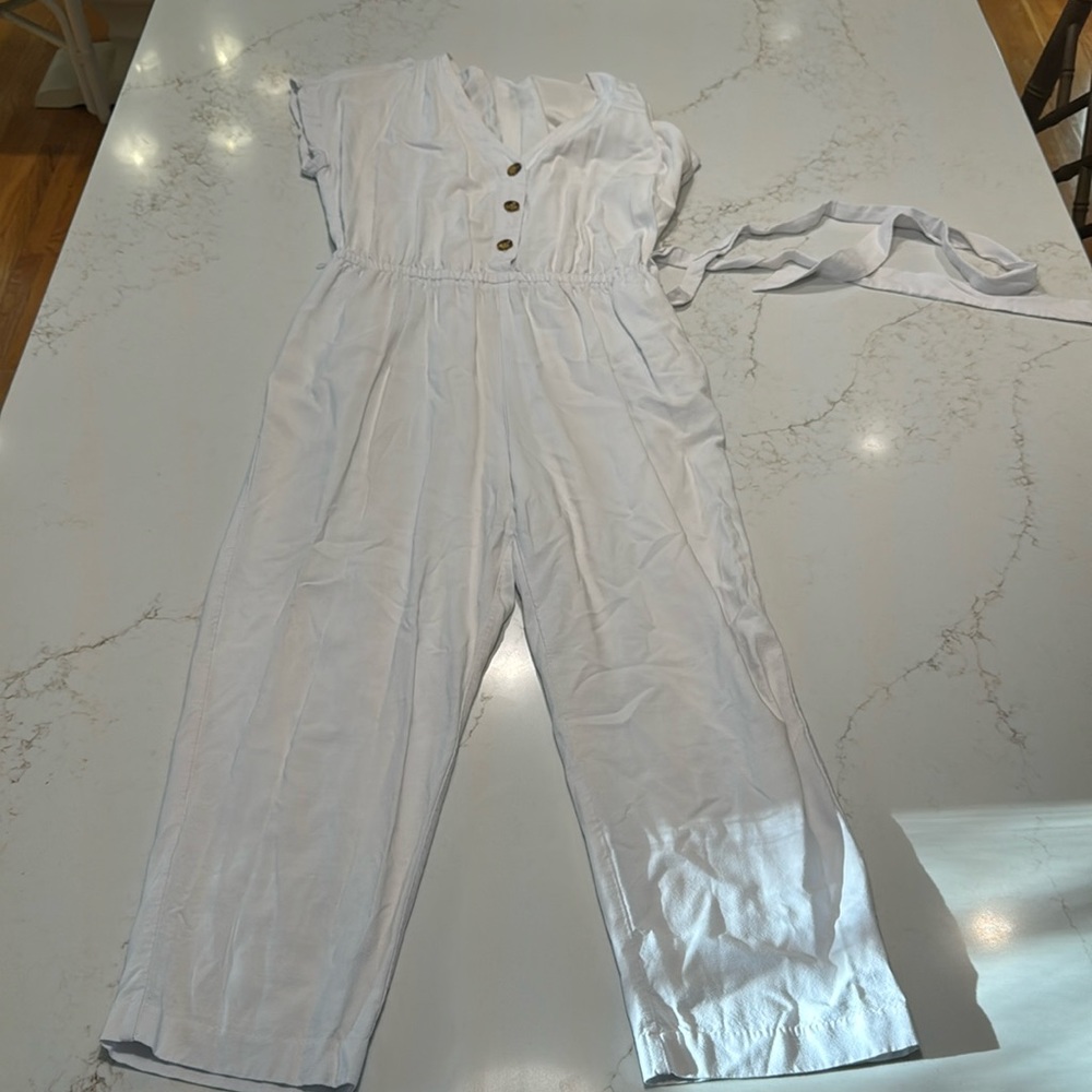 Gap White Jumpsuit - Medium